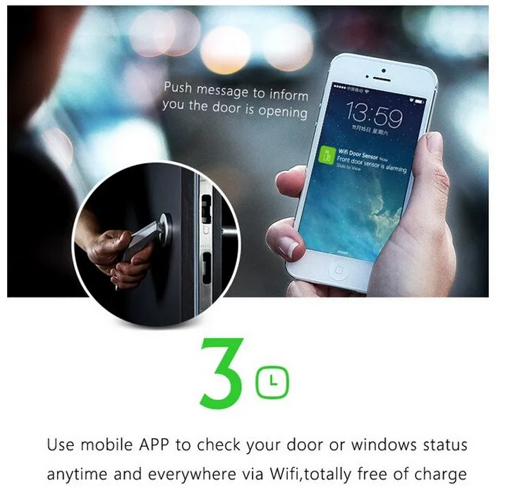 10 шт./лот 433 мГц беспроводной дверной windows датчик двери новая версия Смарт Wi-Fi двери motion обнаружить датчик работа с 3g gsm wi-Fi сигнал
