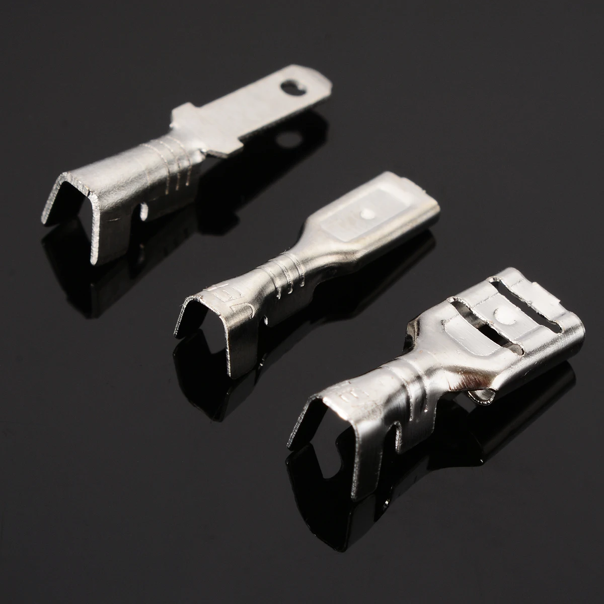 270 шт 2,8 мм 4,8 мм 6,3 мм мужские/женские обжимные наконечники для обжима многожильного кабеля с прозрачными изоляционными рукавами