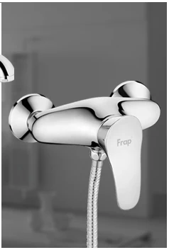 Frap комплекты серебро Смесители для ванной и душа смеситель кран для ванны кран с ручным душем комплекты латунный корпус F3204 F3201 F3256