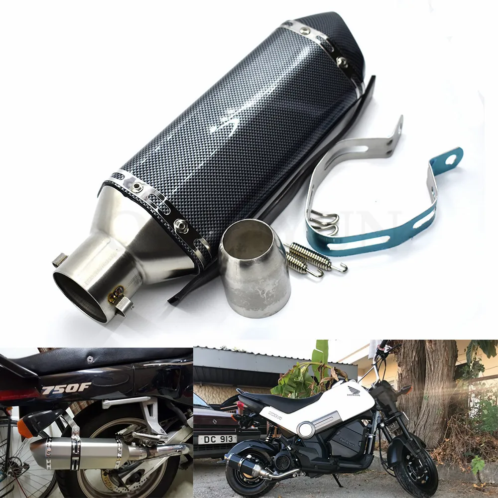 

for Motorcycle parts Exhaust Universal 51mm Stainless Steel Motorbike Exhaust Pipe For Yamaha XJR1300 FJR1300 XJR 1300 XTZ1200