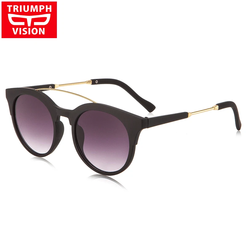 TRIUMPH VISION круглые градиентные очки de sol Feminino Солнцезащитные женские брендовые