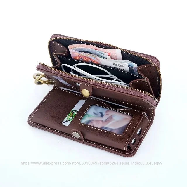 6 6s Plus Luxury Original Bag Multi-functional Case For Apple iPhone 6 6S 6 Plus 6S Plus Leather Card Holder Wallet Stand Cover (24)