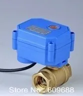 G3/4 ''полный диаметр 20 мм CWX-15 Электрический шаровой кран из латуни CR03, CR04 Тип управления 220 V