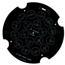 15 Вт 18 Вт 24 Вт 158 мм алюминиевая пластина, светодиодный PCB плата, светодиодный теплоотвод доска для прожектора, светильник, прожектор и т. д