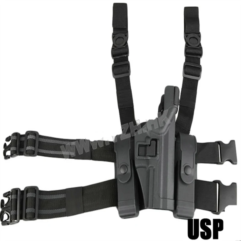 

Black style LV3 series USP Tactical Holsters pistol holster+Magazine free shipping