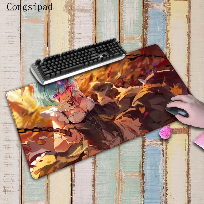  Congsipad Rezero Anime 900x400X2MM gaming mouse pad large Birthday Notebook pc accessories laptop p