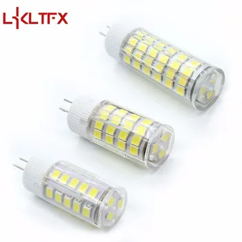 

LKLTFX Bright G9 energy saving bulbs Lamp AC220V Ceramic 33led 51led 75led SMD2835 G4 LED replace Halogen light for Chandelier