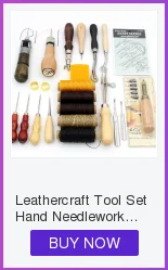 Высококачественные инструменты для шитье из кожи DIY Ручная строчка с grover Awl Edge Creaser коврик инструменты для работы из кожи