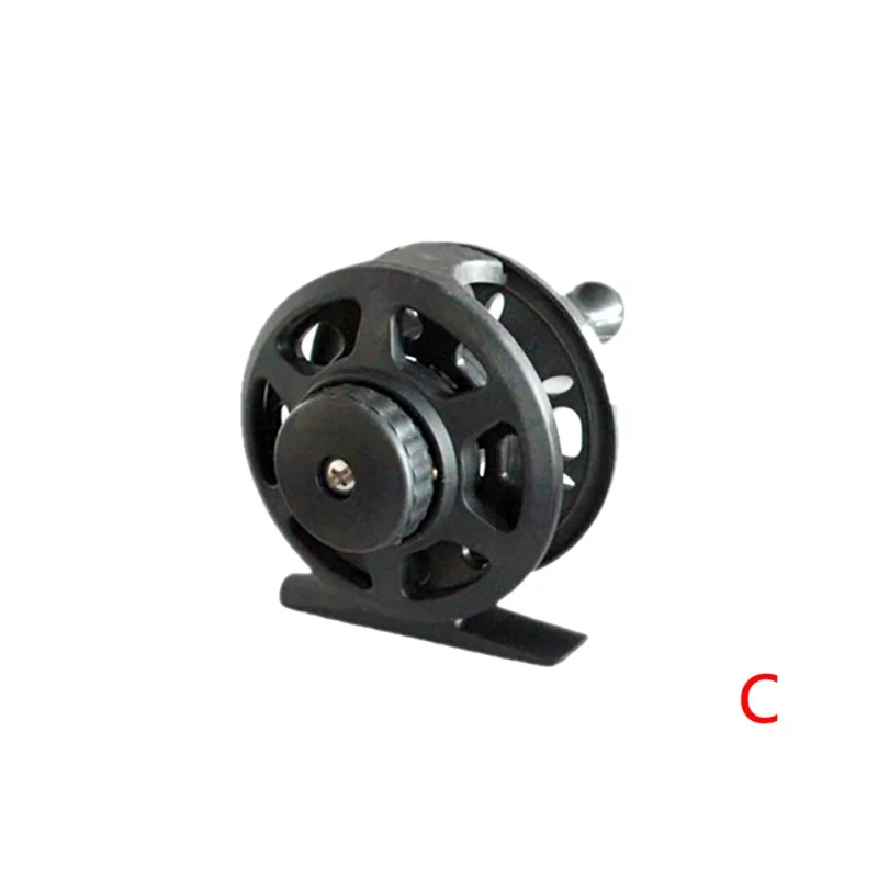 Light Fishing Reel Plastic Body Fly Ice Sea Fish Wheel Reel Fly Reel Fishing Line Reel 3 Models HX02