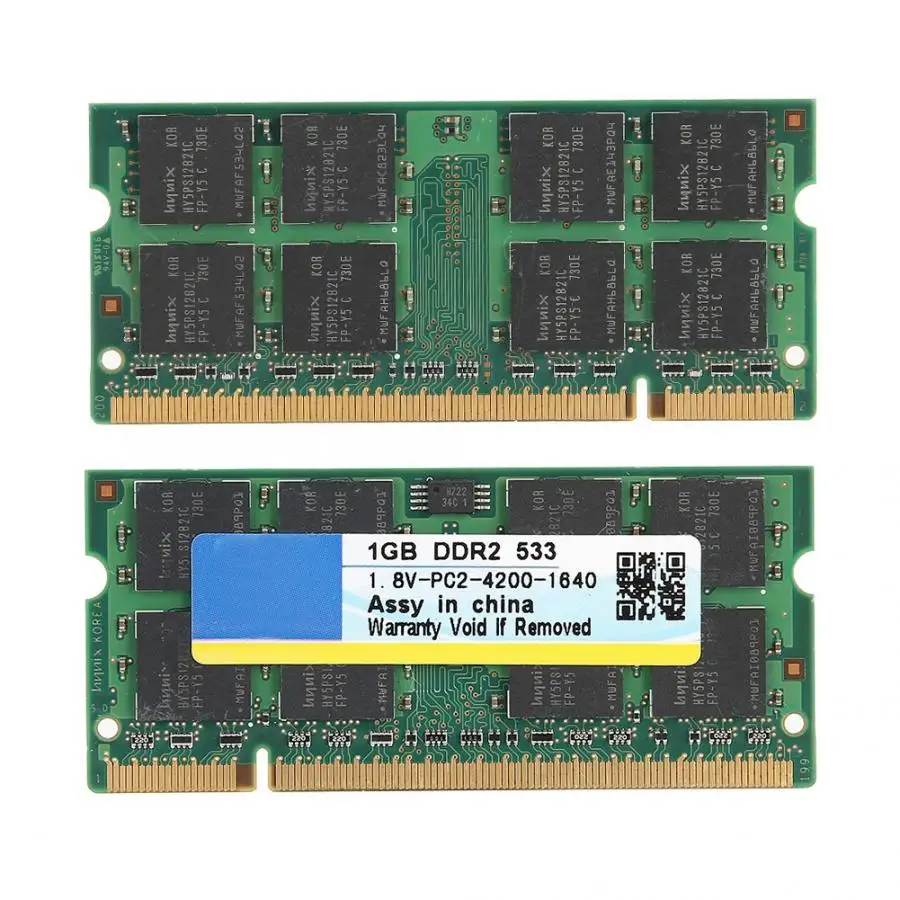

xiede DDR2 533MHz 1GB 200Pin for Laptop Motherboard Memory RAM for intel / AMD