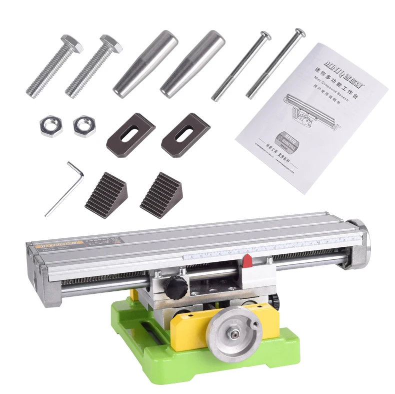 

BG-6350 Mini Compound Bench Slide Table Worktable Milling Working Cross Table Drilling Machine For Bench Drill X-Y Adjustment