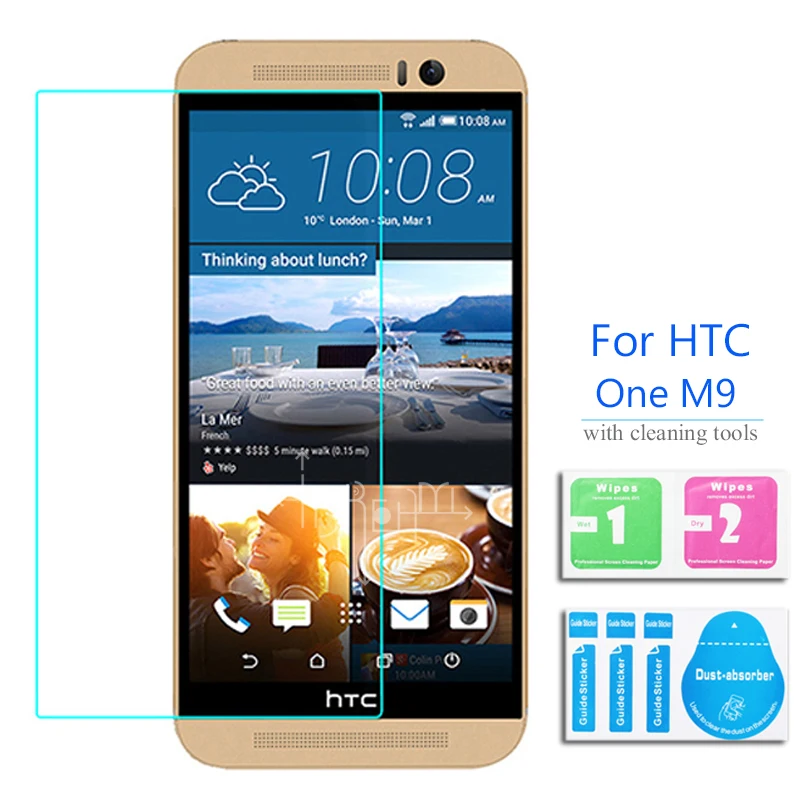 2 шт. для HTC One M9 Защитная пленка экрана из закаленного стекла Премиум-Версия