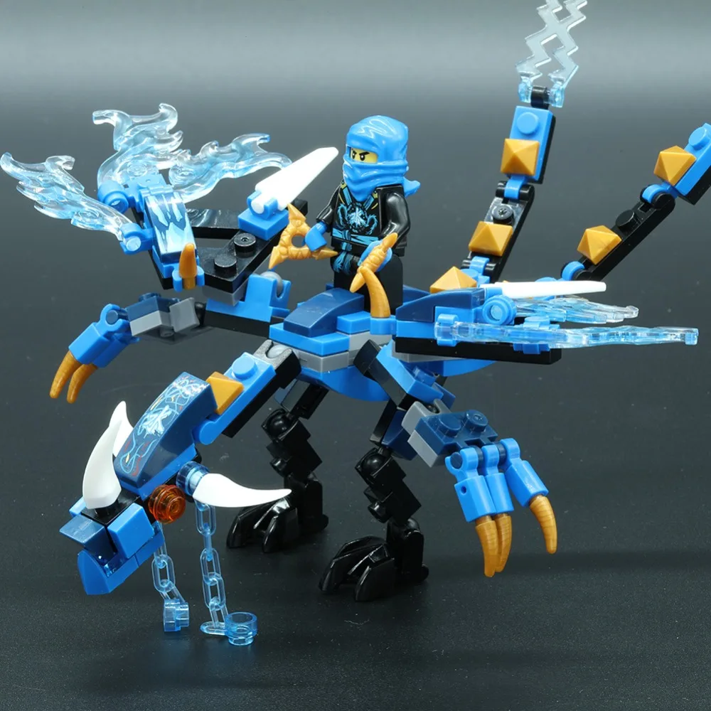 blue ninja dragon lego