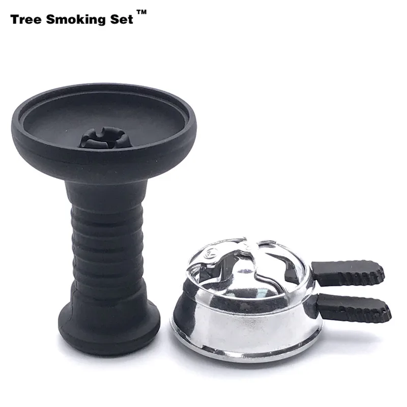 

New Al Fakher kaloud Charcoal Holder Hookah Narguile Header Accessories Hookah bowl Metal Carbon Isolated Box Gift TWAN0506