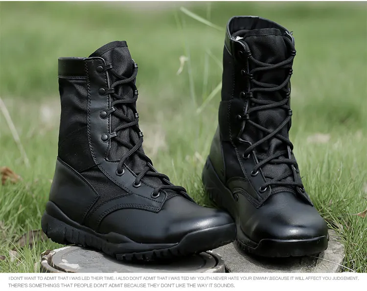 Мужские военные ботинки; сезон лето-осень; дышащие мужские ботинки; Botas Militares Hombre; Легкие Армейские Ботинки для прогулок