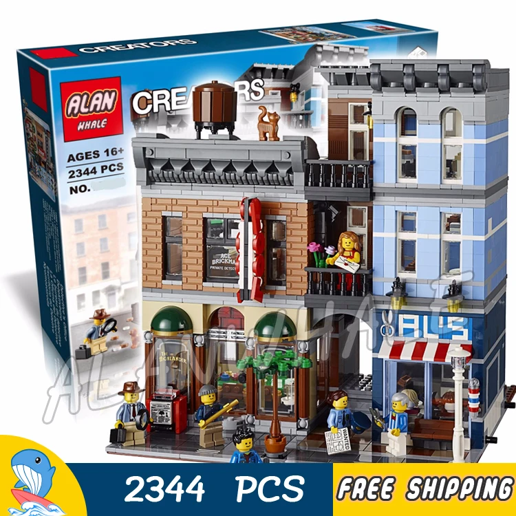 

2344pcs Creator Expert Detective's Office Construct Collection 30008 Model Modular Building Block Toy Brick Compatible With lego