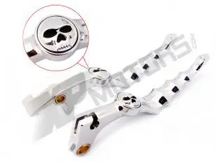 

Unbreakable CHROME SKULL ZOMBIE BRAKE CLUTCH LEVER Fit For  Honda Shadow 750(all models)1998 99 00 01 02 03 04 05 06 07 08 09 10