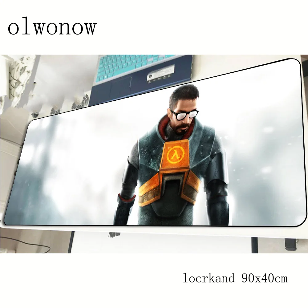 Коврик для мыши half life locrkand 900x400x2 мм коврик лучший игровой геймер высококлассные