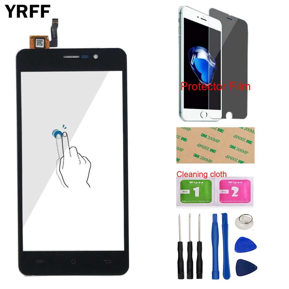 Мобильный сенсорный экран YRFF 5 0 дюйма для Cherry Mobile Flare S4 Lite переднее стекло