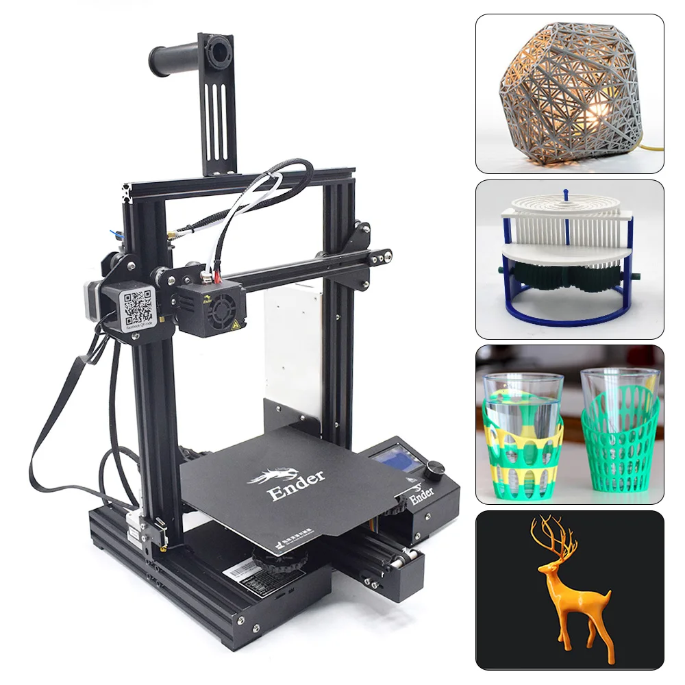 Creality Ender 3 Pro 3D принтер DIY Набор обновленный Cmagnet сборка пластины восстановление