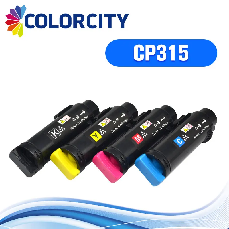 Замена картриджа тонера COLORCITY для принтера FUJI Xerox CP315 CM315Z CP315DW CM318Z CP318DW CT202610