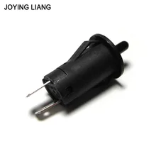 Фотография JOYING LIANG KA5 Black Pressure Button Switch Refrigerator Cabinet Light Switch Press Down OFF 1A 250V AC Switches