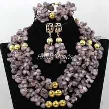 Очаровательные нигерийские Свадебные африканские коралловые бусины набор украшений для костюма Африканский Свадебный ожерелье ювелирный набор CJ528