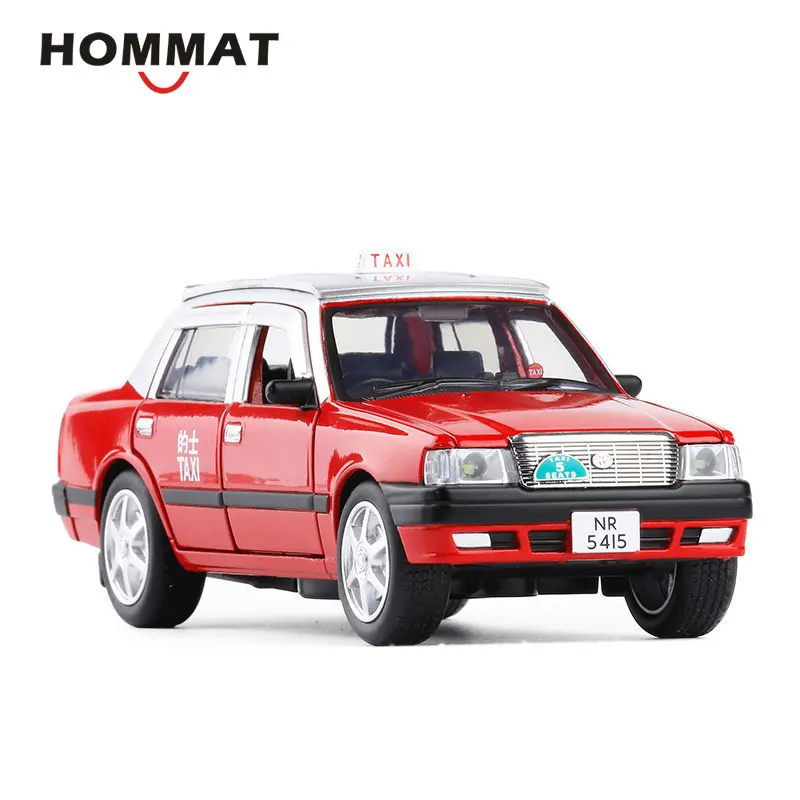 Модель автомобиля HOMMAT в масштабе 1:32 Toyota Crown модель такси литой и игрушечный
