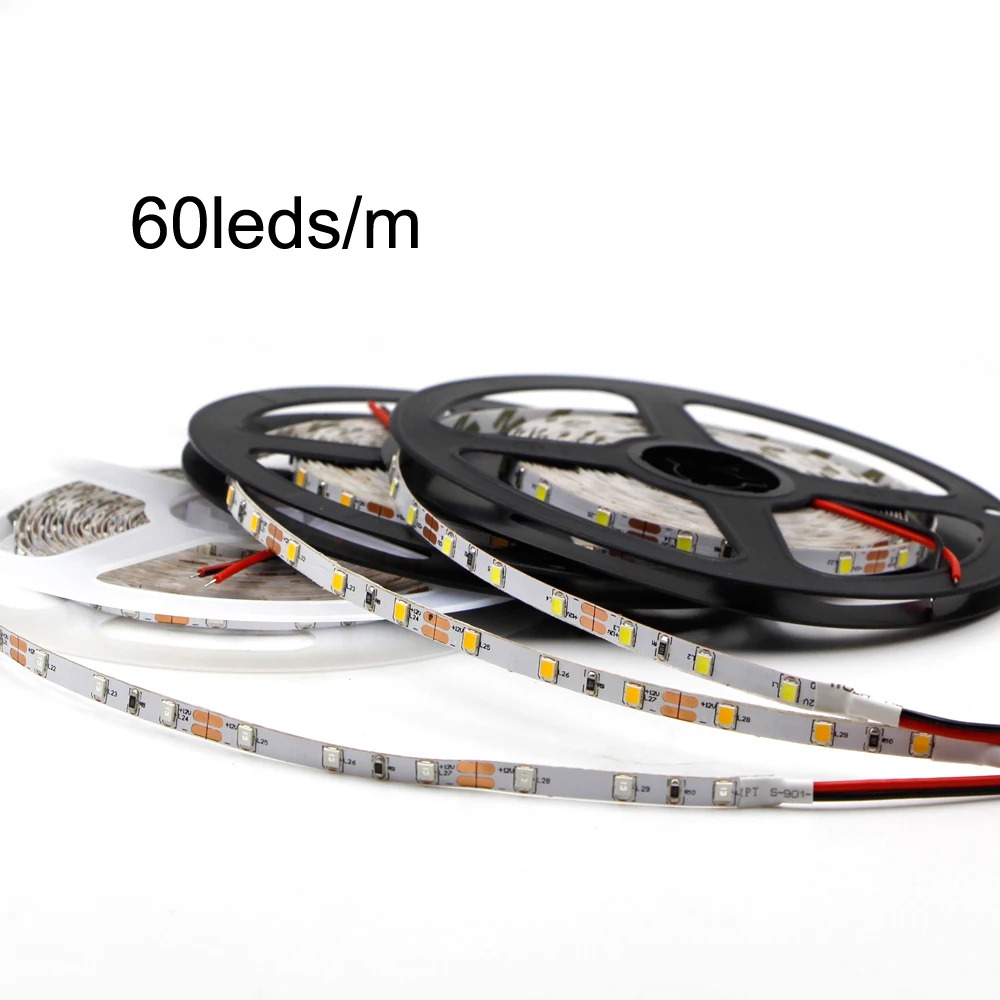 Поддержка ярсветодиодный светодиодной ленты 2835 SMD 5 мм узкая ширина CRI&gt90