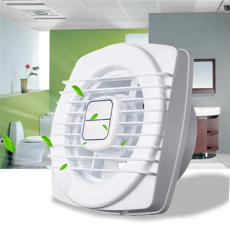 Мини белый вытяжной вентилятор вентиляционная воздуходувка для окон стен кухни