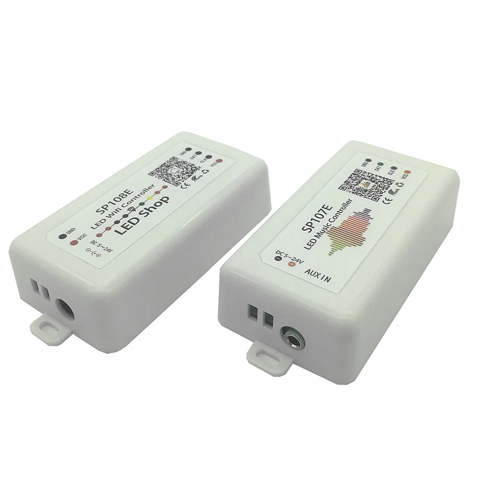 SP105E WS2811 WS2812B led controller SP108E SK6812 RGB/RGBW SP110E DC5-24V 