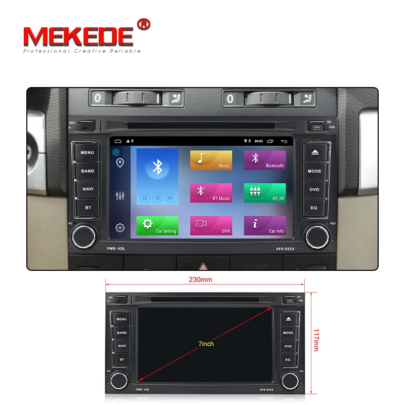 

New arrival!Mekede android 9.1 Car multimedia system car radio GPS DVD player for VW Touareg Multivan T5 2002-2010