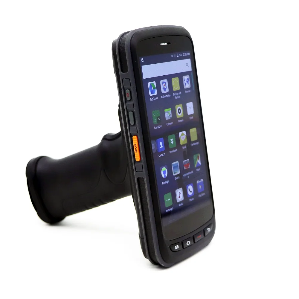 Coletor de Dados Scanner de Código de Barras com Uhf Alta Qualidade Móvel Handheld Terminal 4g Android 6.0 1d - 2d Rfid Leitor Pistola Aperto Pda 11 pda terminal 4g android 6.0 1d 2d