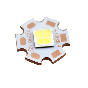 

XHP70 6500K Cool White LED Emitter LED Beads lamp light 6V 12V with 20mm Cooper Base PCB flashlight DIY