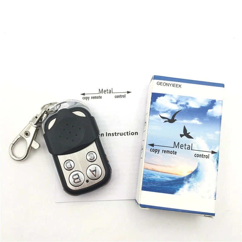 

433.92MHZ Copy Remote Controller Metal Clone Remotes Auto Copy Duplicator For Gadgets Car Home Garage High Quality GDeals