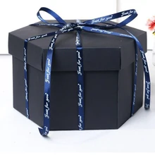Diy Взрывная Подарочная коробка с аксессуарами Шестигранная Взрывная коробка сюрприз любовь взрыв коробка альбом Скрапбукинг Diy Фотоальбом