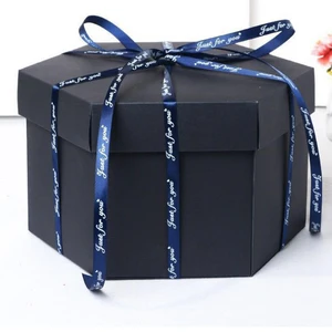 DIY Explosion Gift Box with Accessories Hexagon Explosion Box Surprise Love Explosion Box Album Scrapbooking DIY Photo Album