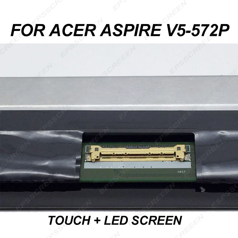 Замена 15,6 дюймов для acer Aspire V5-572P SERIES V5-572P-4853 V5-572P-4429 4824 Сенсорная панель дигитайзер дисплей Переднее стекло экран