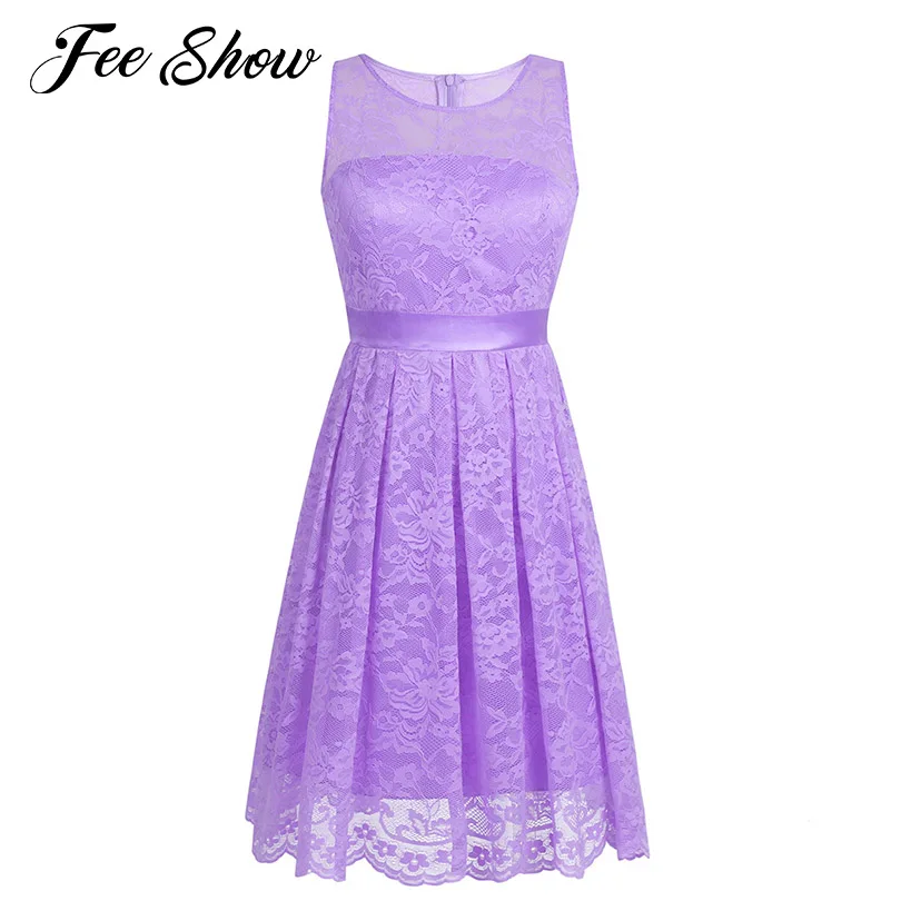 Женское летнее платье Vestido De Festa Longo элегантное трапециевидной формы до колена