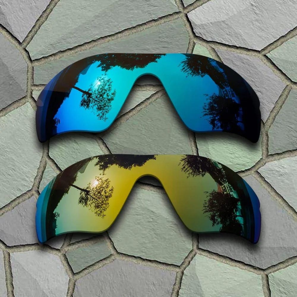 

Sky Blue&Yellow Golden Sunglasses Polarized Replacement Lenses for Oakley Radar Path