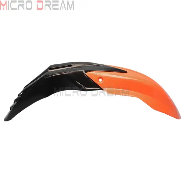 Грязи велосипед ABS пластик переднее крыло внедорожный Мотокросс универсальные брызговики для Yamaha Honda XR 250 400 XR650L CRF450L CRF 250 450 - Цвет: Orange