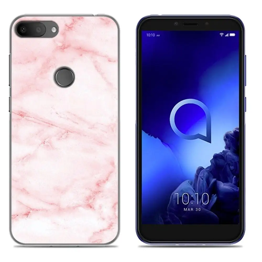 Противоударный чехол для телефона Alcatel 1S (2019) модный дизайн милый мультяшный