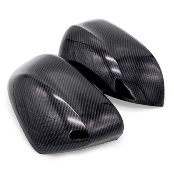 

Carbon Fiber Style Outer Side Door Rear View Mirror Cover Trim ABS 2pcs Car Styling Accessories For BMW X3 G01 2018