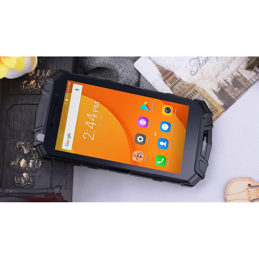 IP68 Водонепроницаемый DOOGEE S60 Lite Беспроводной Quick Charge 5580 мАч смартфон mt6750t восемь