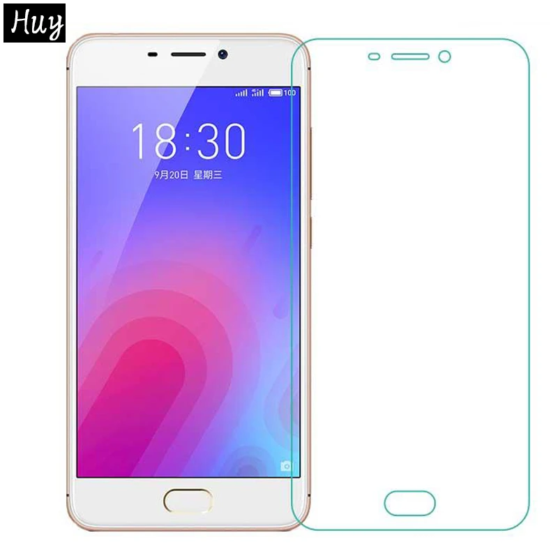 Зуй для 2.5D 9 H закаленное Стекло Meizu M6 Примечание Экран Защитная крышка meilan