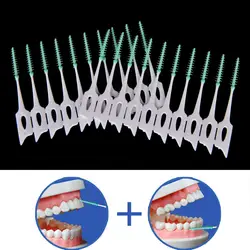 20 шт. Зубы Придерживайтесь зубная нить зубная выбирает межзубных чистить зубы чистой зубочистки Flosser