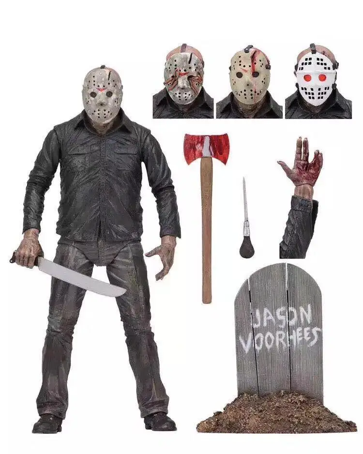 18 см Friday the 13th Jason Voorhees ПВХ фигурка Коллекционная модель игрушки подарок кукла 7 дюймов