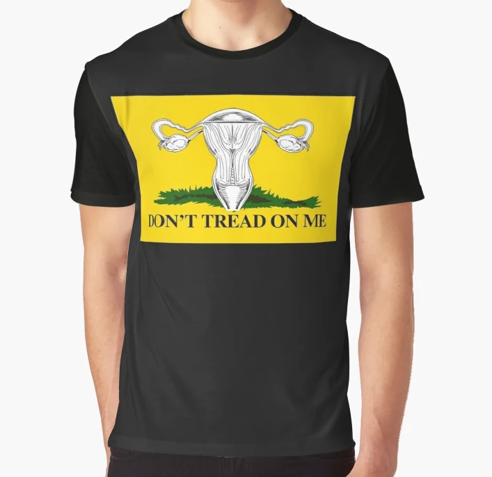 

All Over Print T Shirt Men tshirt Dont Tread on my uterus Full Print Big Print Graphic T-Shirt