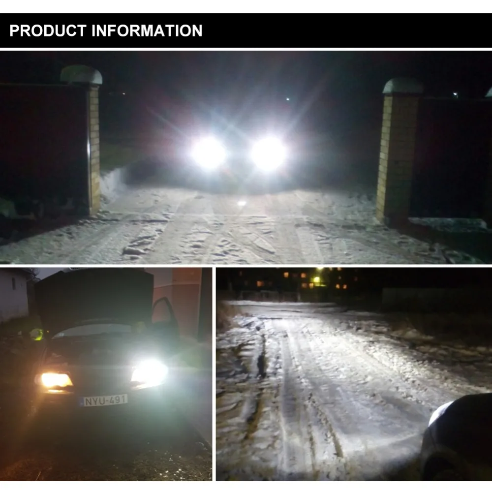 H4 H7 H11 светодиодные Автомобильные фары 12 В 50 Вт 10000LM Hb3 Hb4 для Nissan 370Z Terra Murano Elgrand Paladin