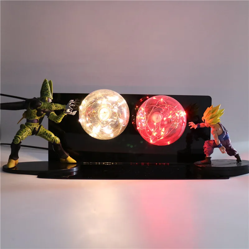 «Жемчуг дракона» с рисунком из аниме «Драконий жемчуг зет» лампа с экшн-фигурками Детские куклы светодиодный Ночной светильник DIY аниме модель настольная лампа для Для детей светильники в виде игрушек